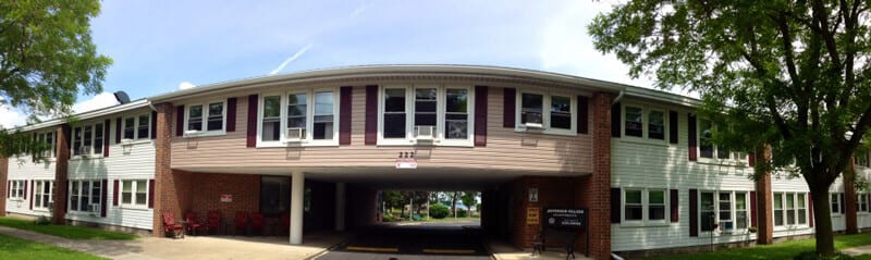 panoramic of apartment building