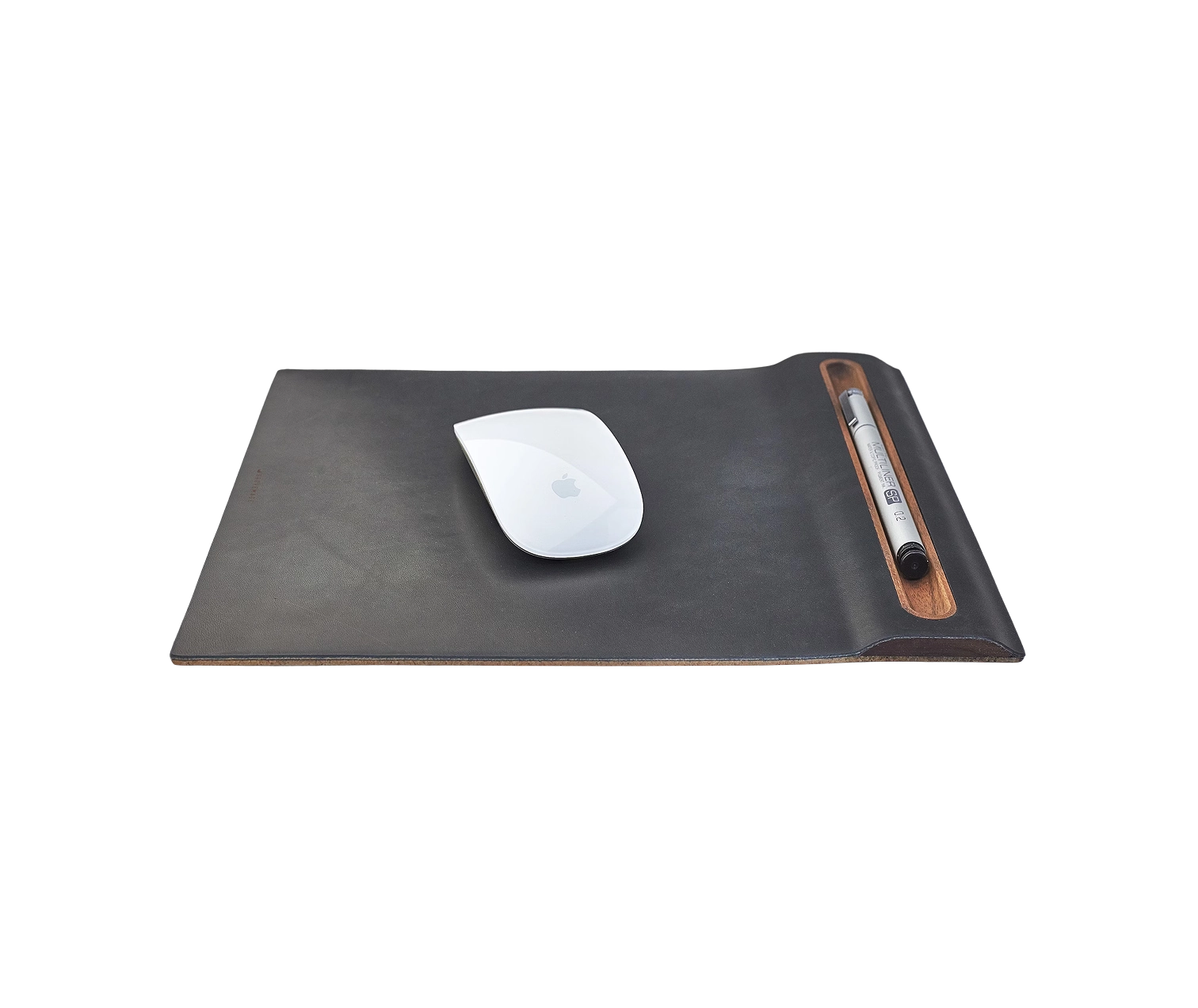 Leather Mousepad with Pen Tray