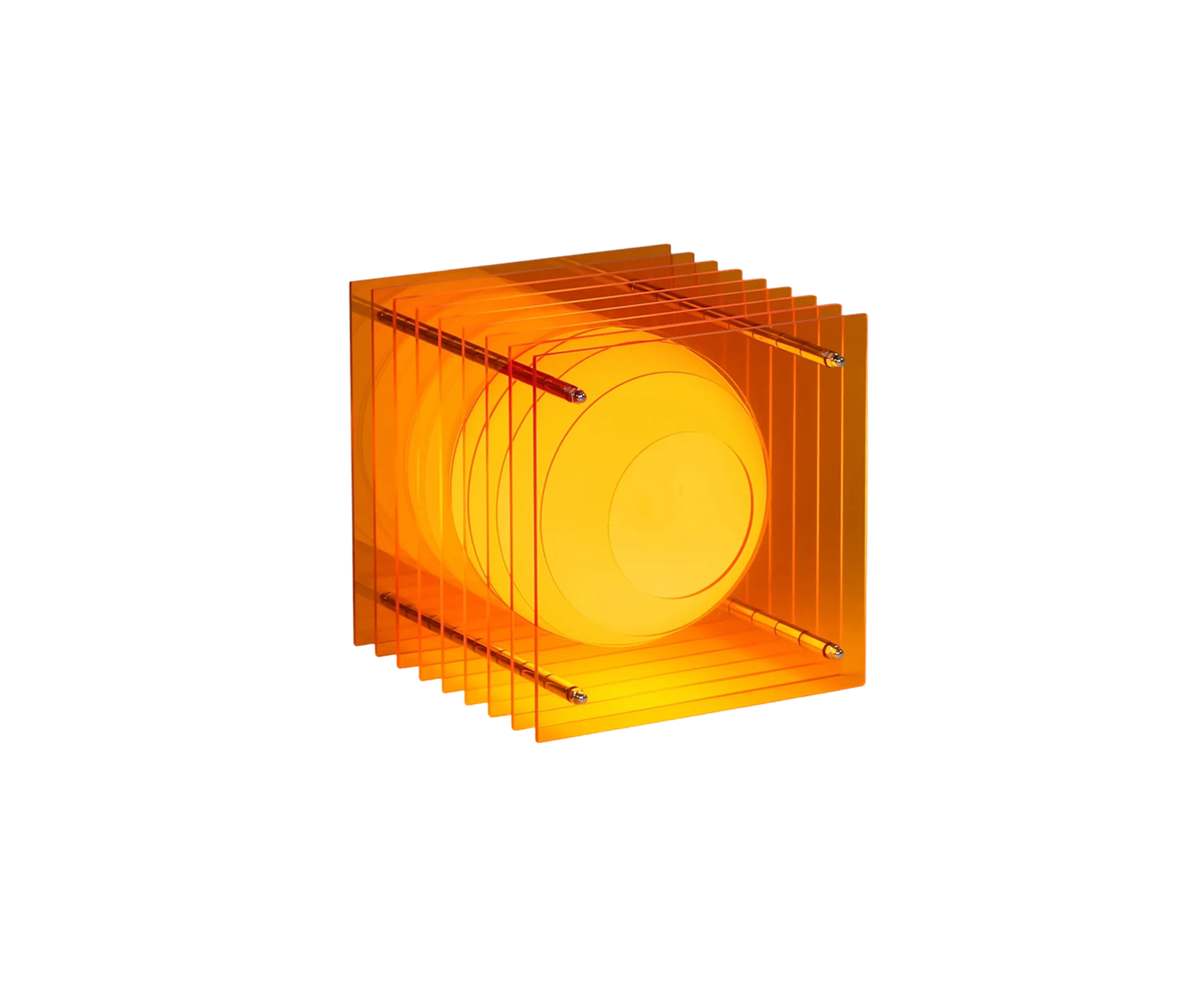 Lớp small square in orange acrylic