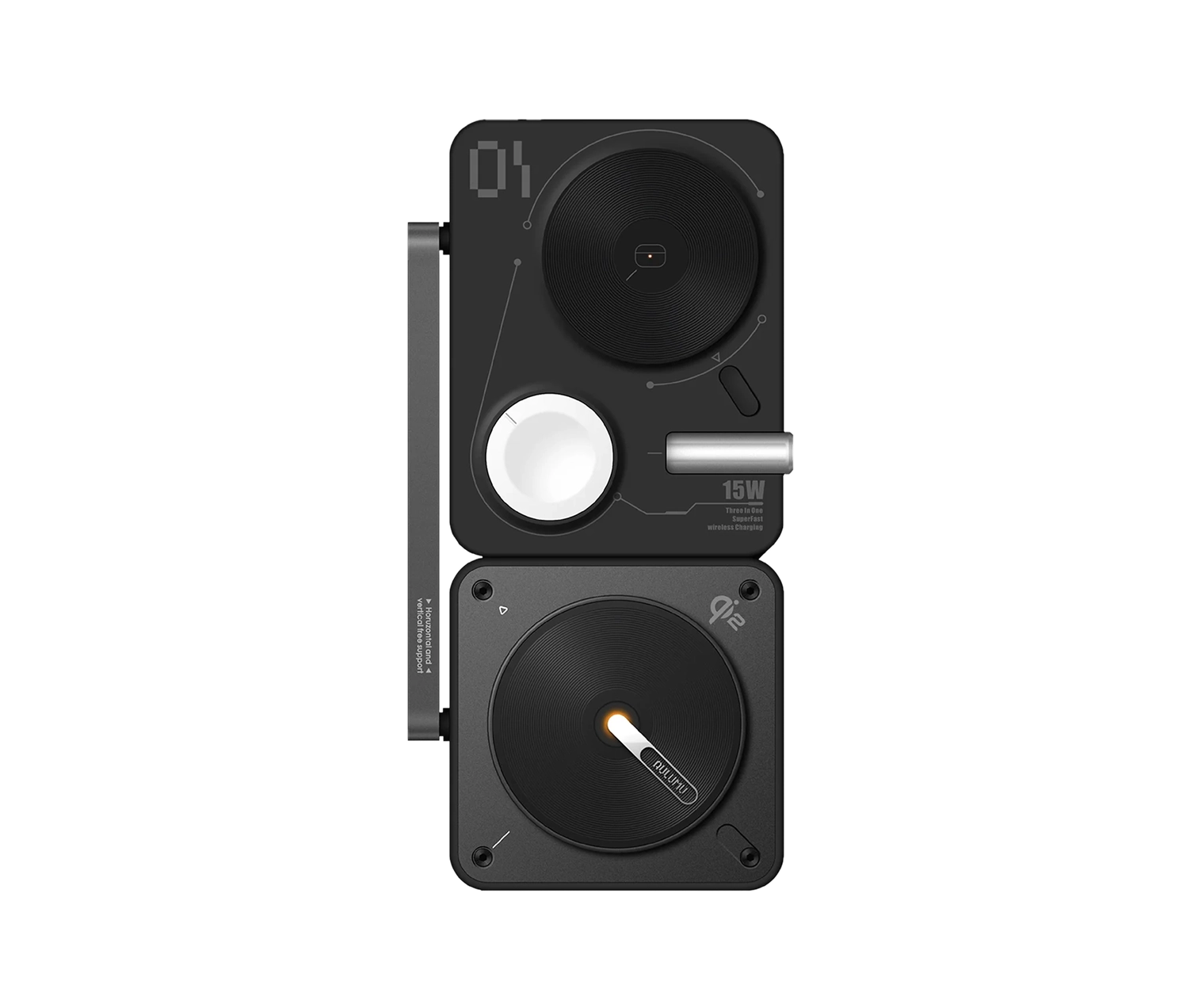 M01 4-in-1 Folding Wireless Charging Station & Pad