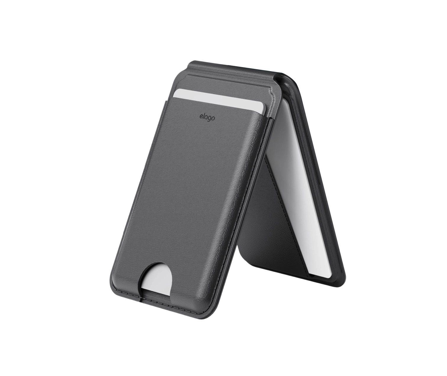 Magnetic Leather Card Holder