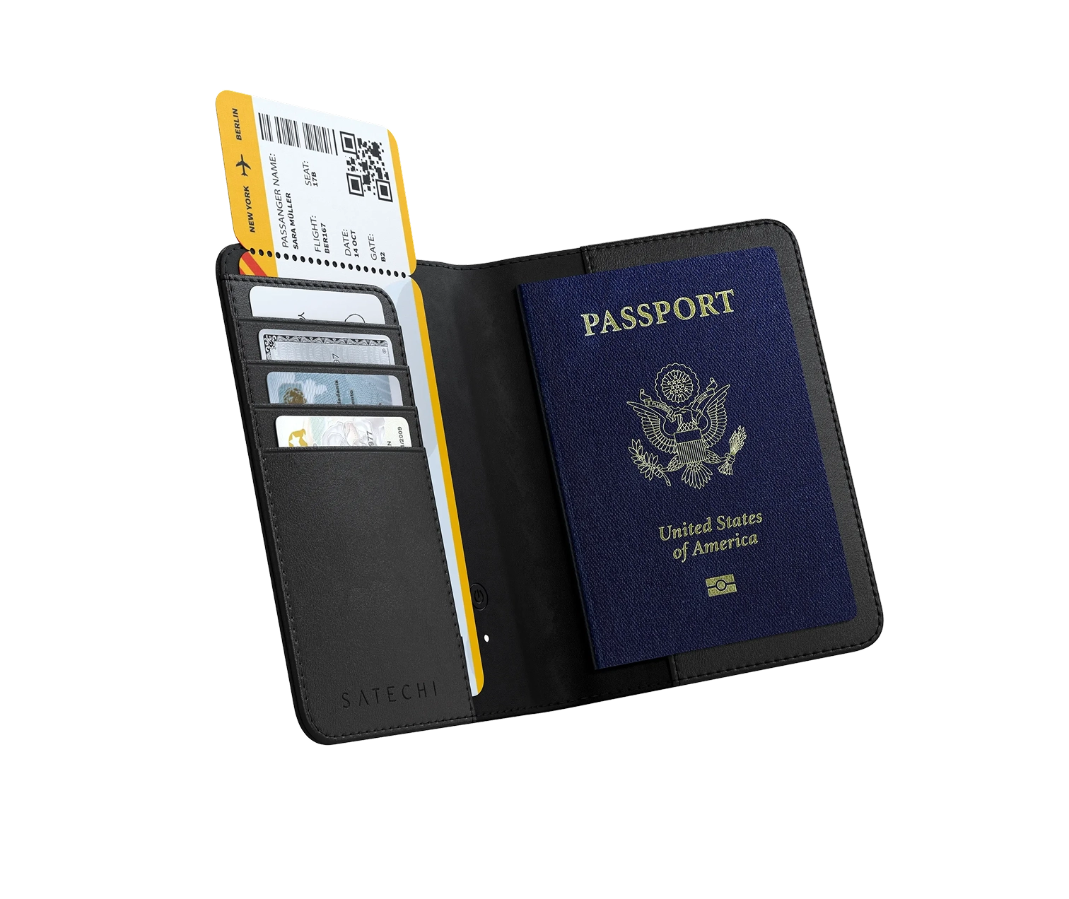 Vegan-Leather Passport Cover