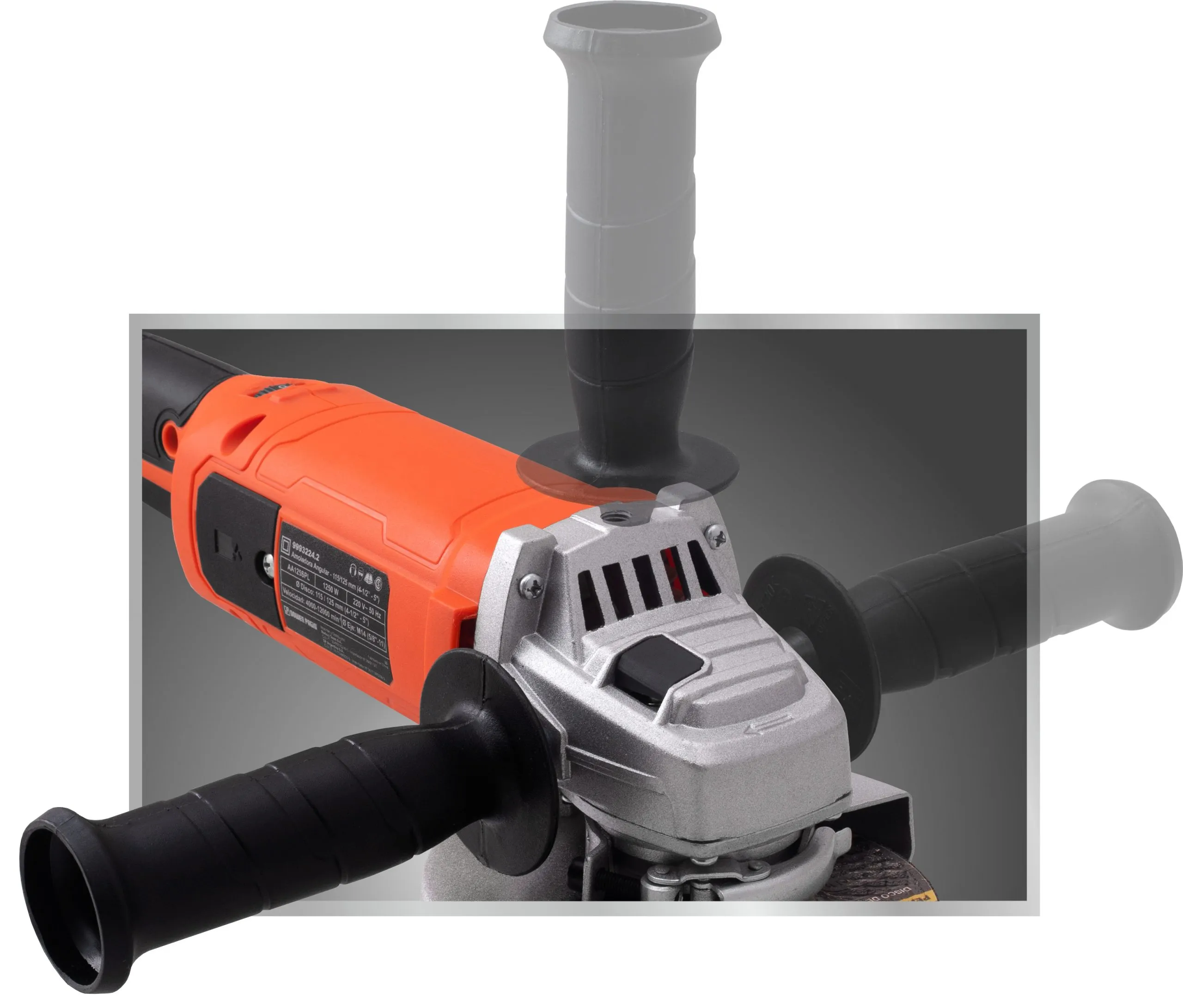 Amoladora Angular - 115/125 mm - 9993224.2 | Dowen Pagio