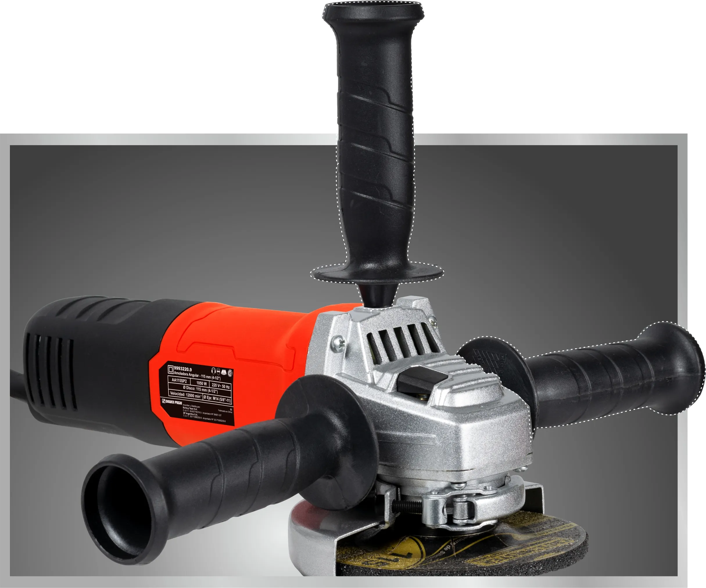 Amoladora Angular - 115 mm - 9993220.7 | Dowen Pagio
