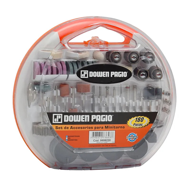 Set de accesorios de 180 piezas - 9999220 | Dowen Pagio