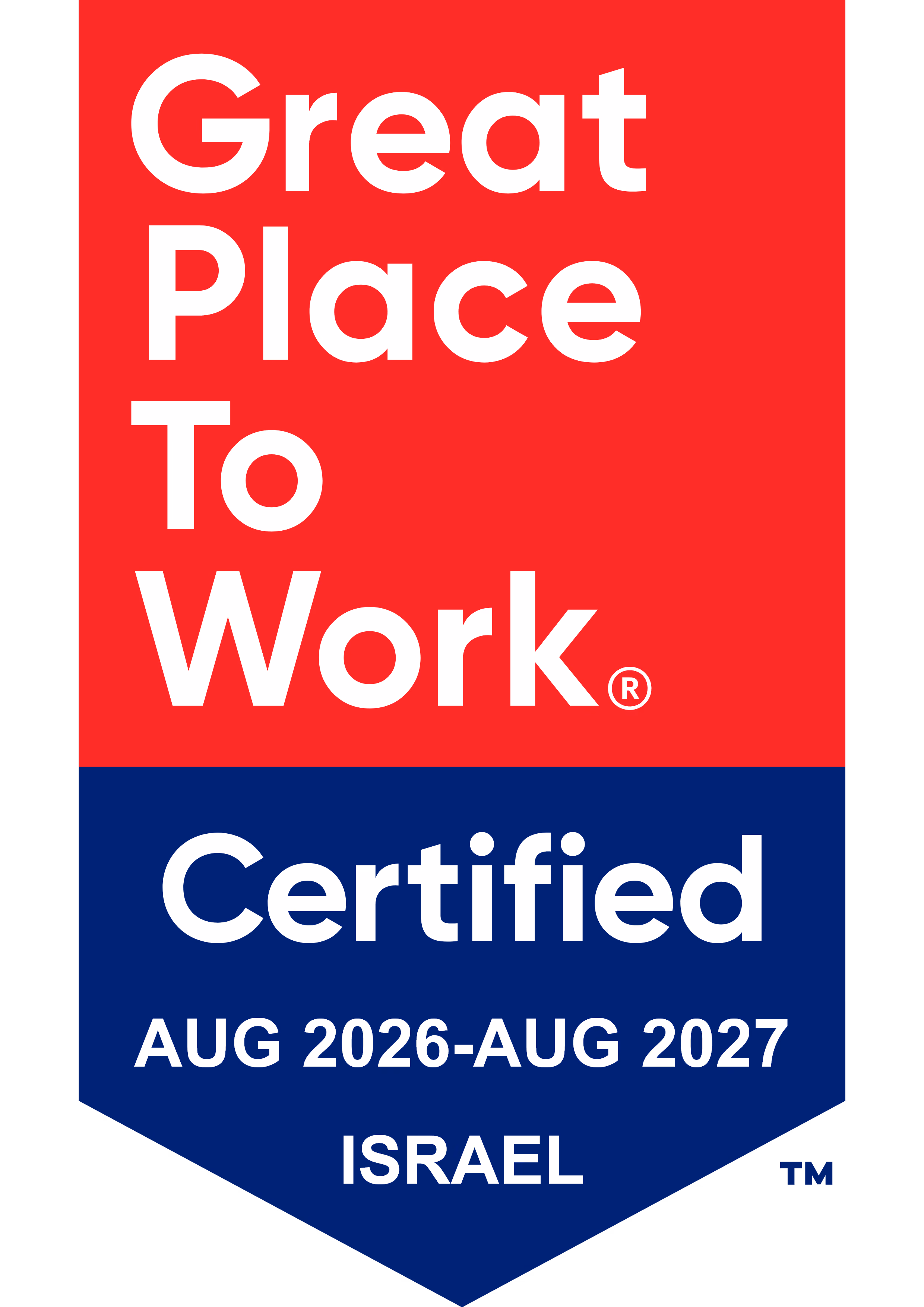 Great Place to Work Certified badge for USA valid from November 2025 to November 2026.