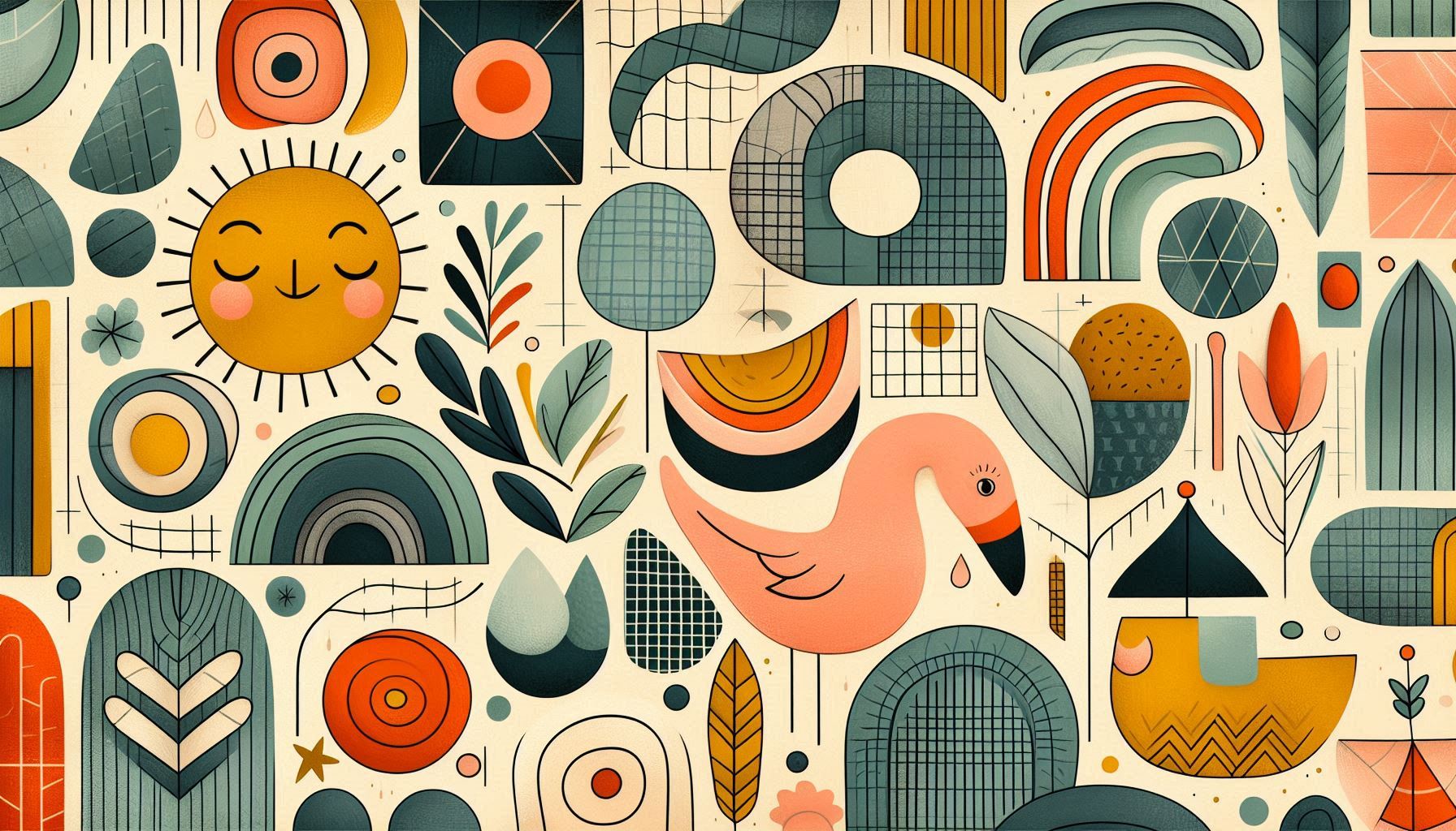 Naive Design and Intentional Imperfection - hand-drawn illustrations with wobbly lines and childlike aesthetics