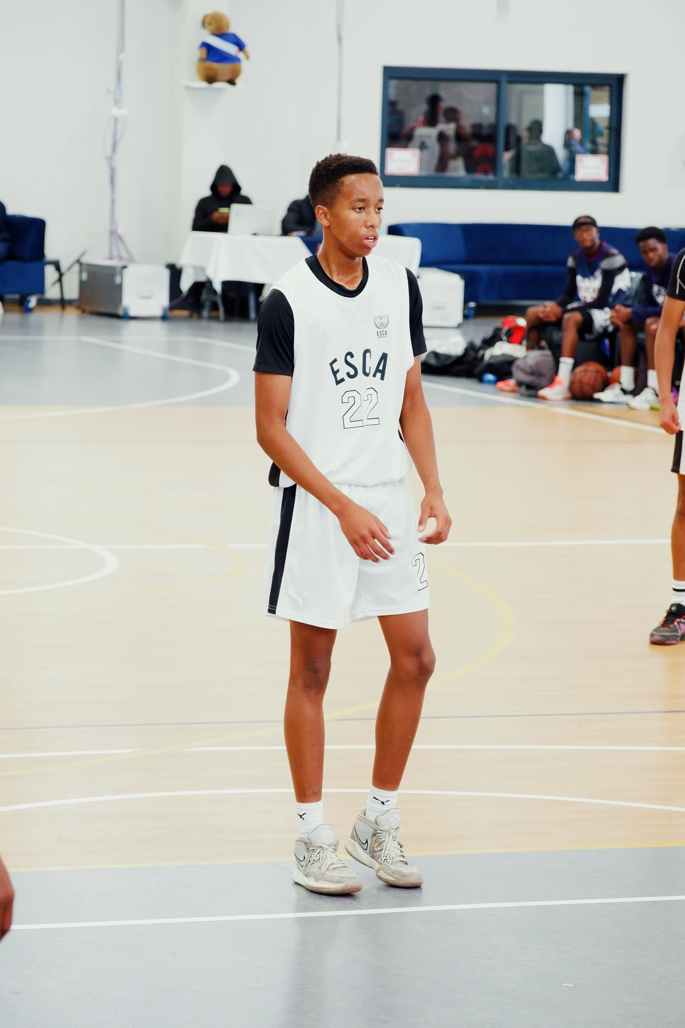 Esca Young Basketball Player On Court