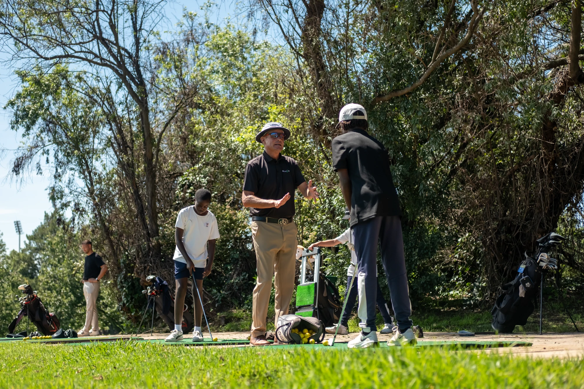 Esca Golf Lesson Outdoors With Instructor