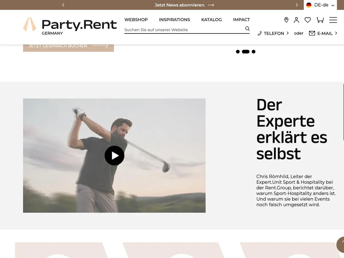 Film auf der Expert.Unit Seite