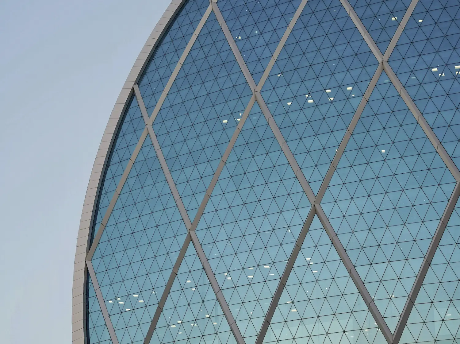 Aldar Headquarters building on Al Raha Beach in Abu Dhabi