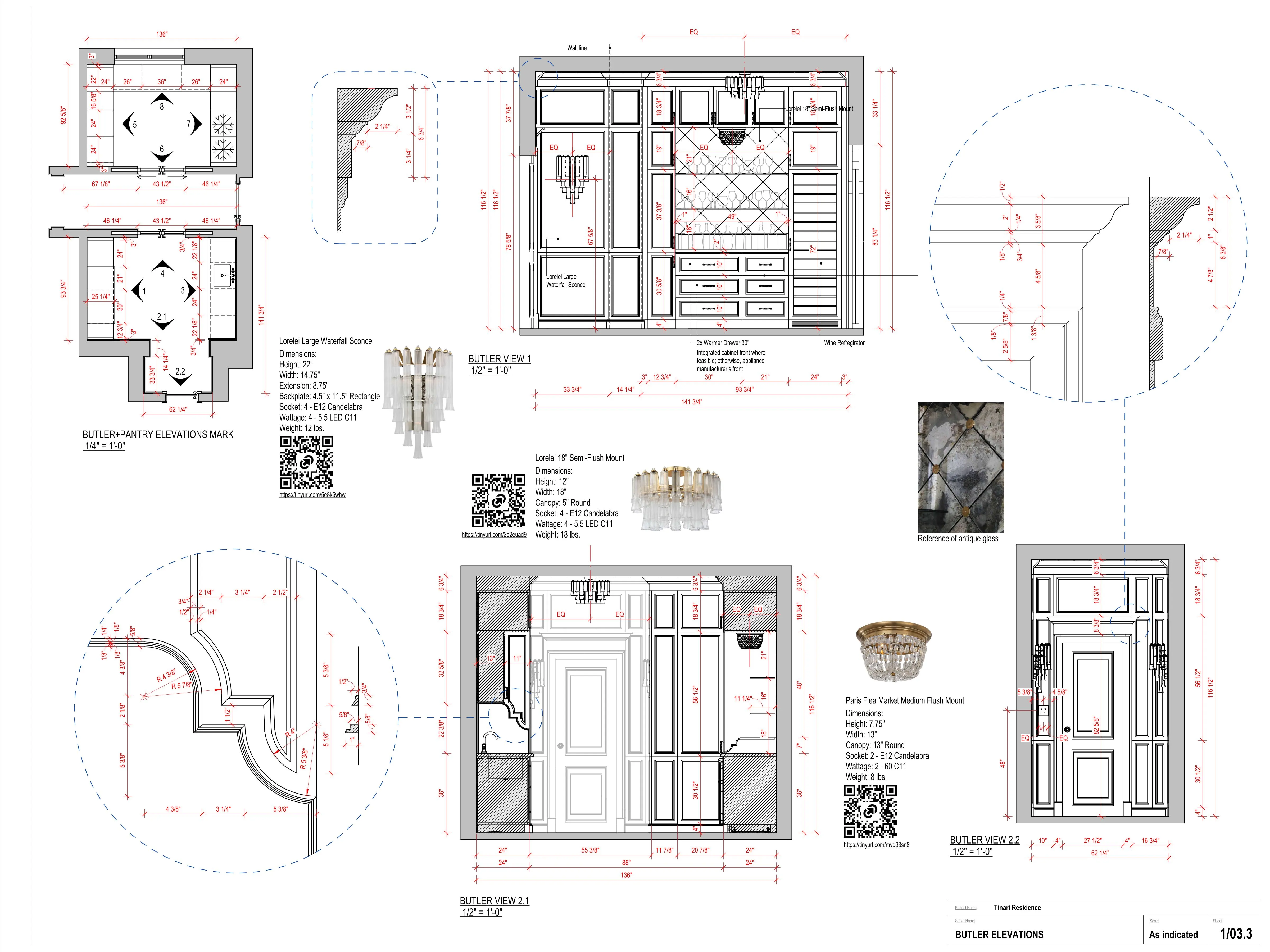 Приклад комплекту креслень інтер’єру, аркуш 5 — Revit
