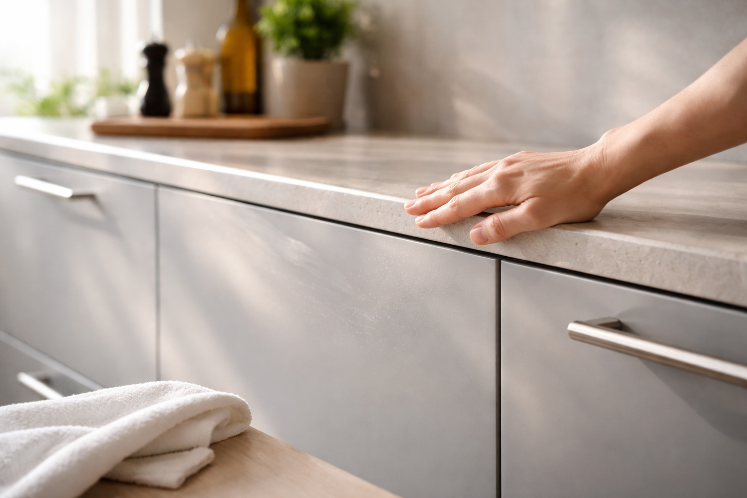 Warum Küchenfronten mit der Zeit klebrig wirken