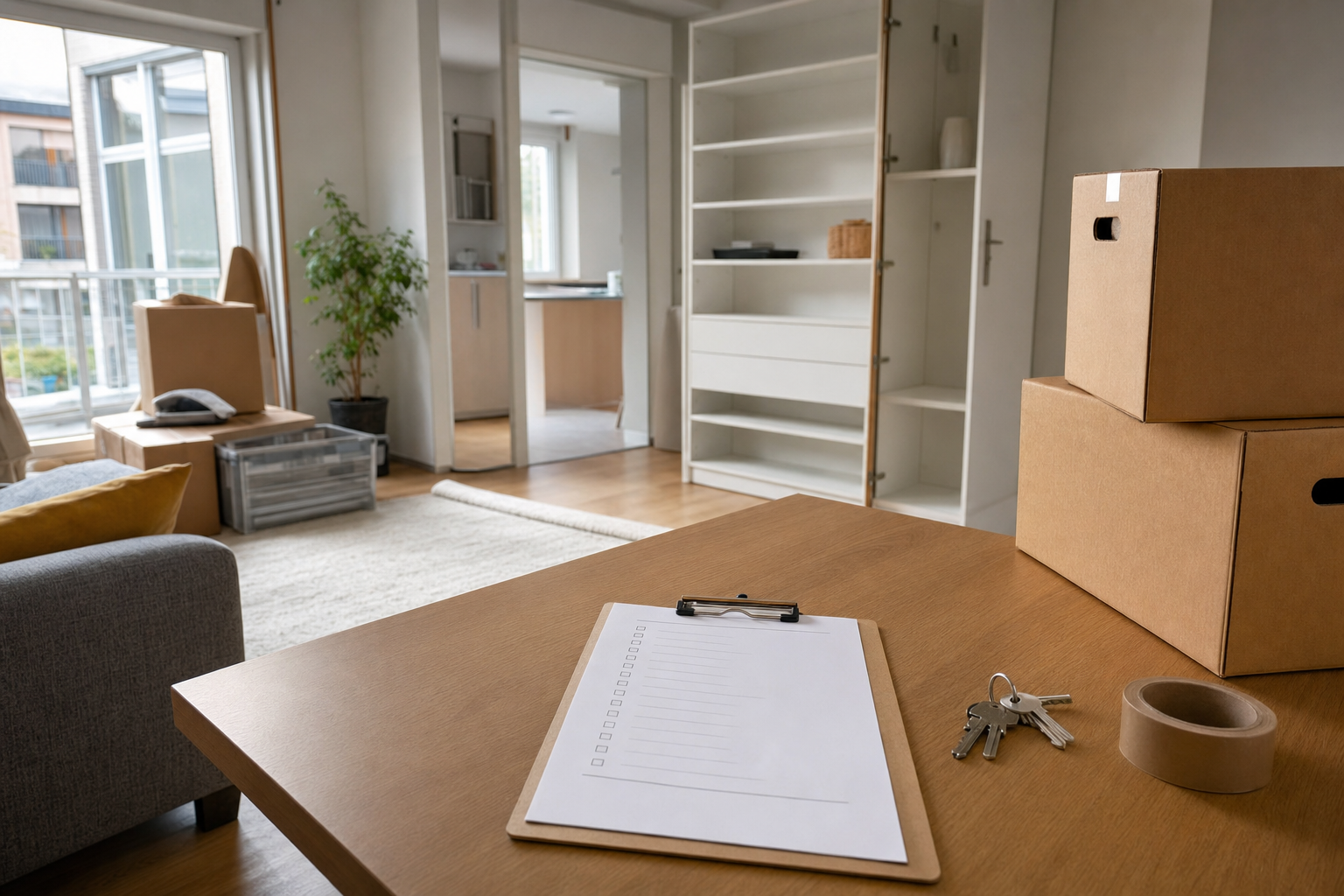 Umzug planen in Basel und Basel-Landschaft: Checkliste bis zur Wohnungsübergabe