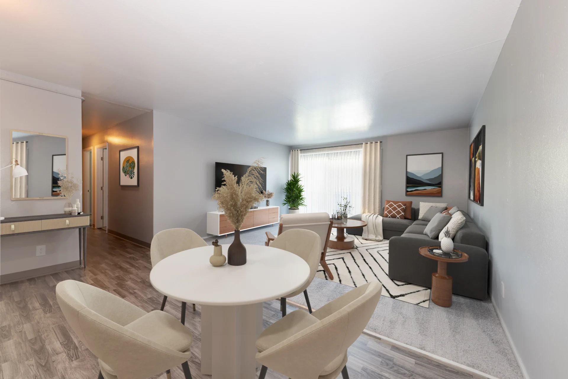 Kitchen and dining room