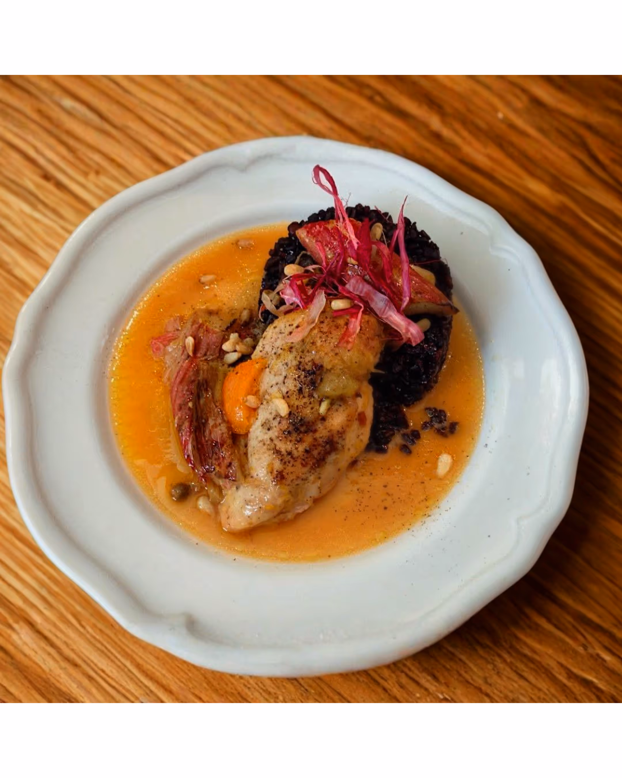 Ofen-Hähnchen mit Rhabarber & Salzpomeranze