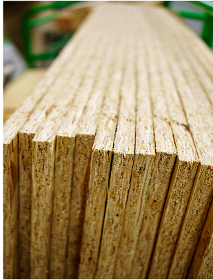 Stacked engineered wood panels