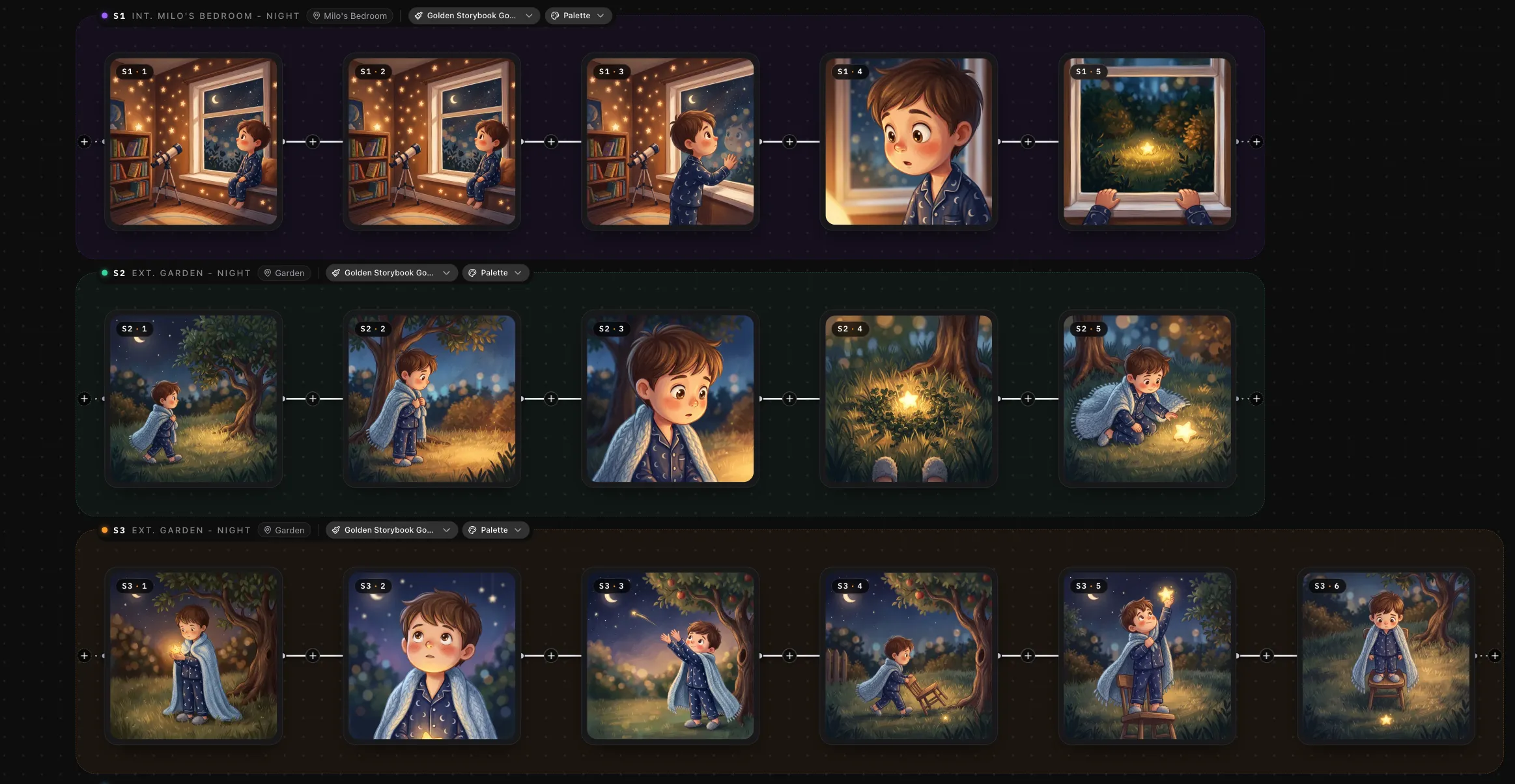 AI storybook example