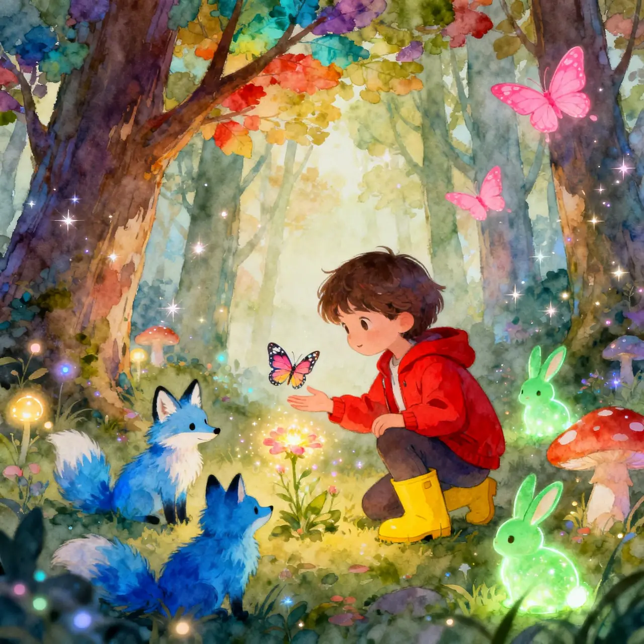 Children's picture book illustrated with DrawStory storybook AI