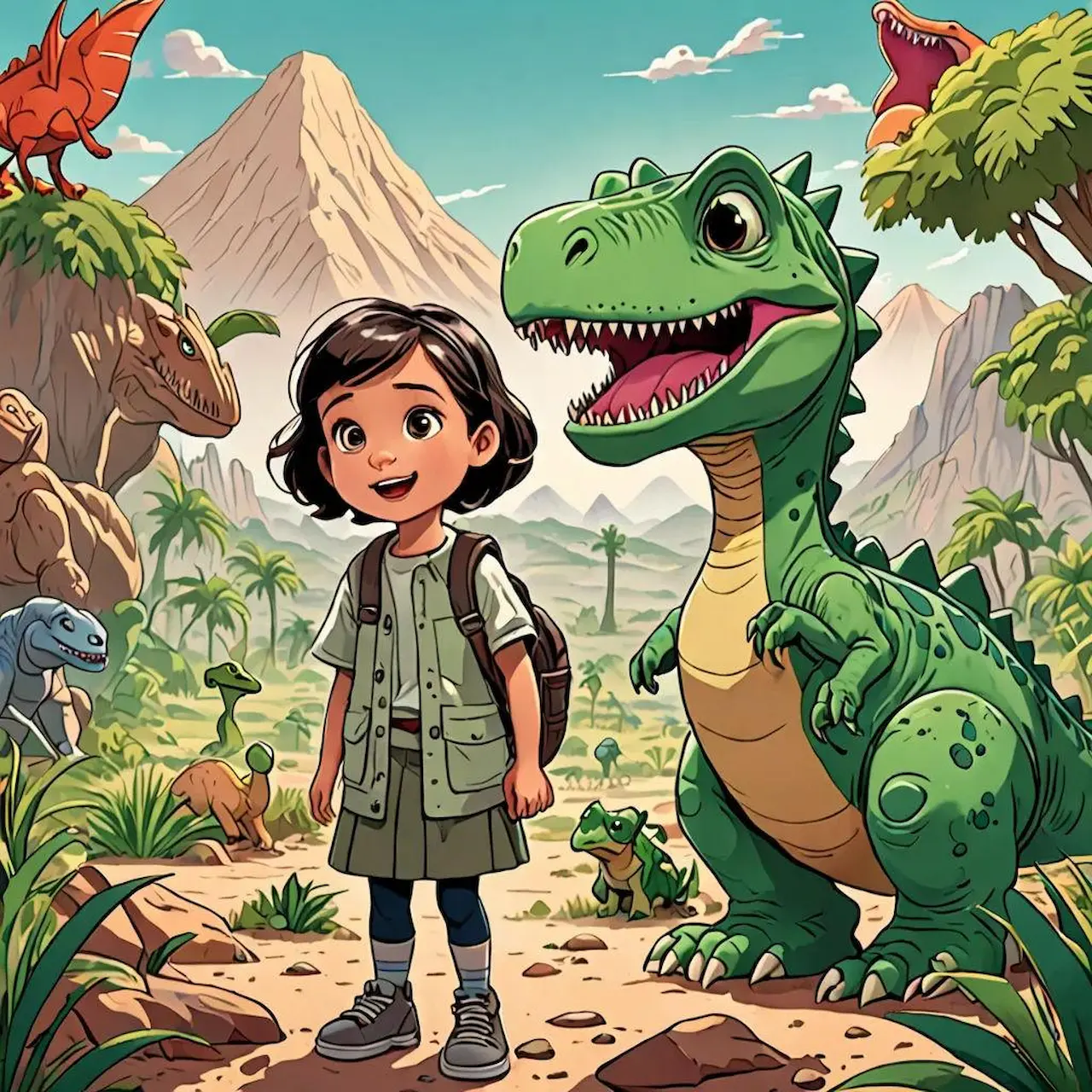 Educational illustrated reader created with an AI storybook generator