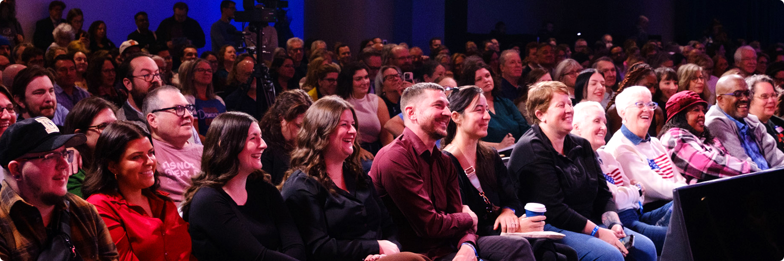 Crooked Con 2025 audience laughs.