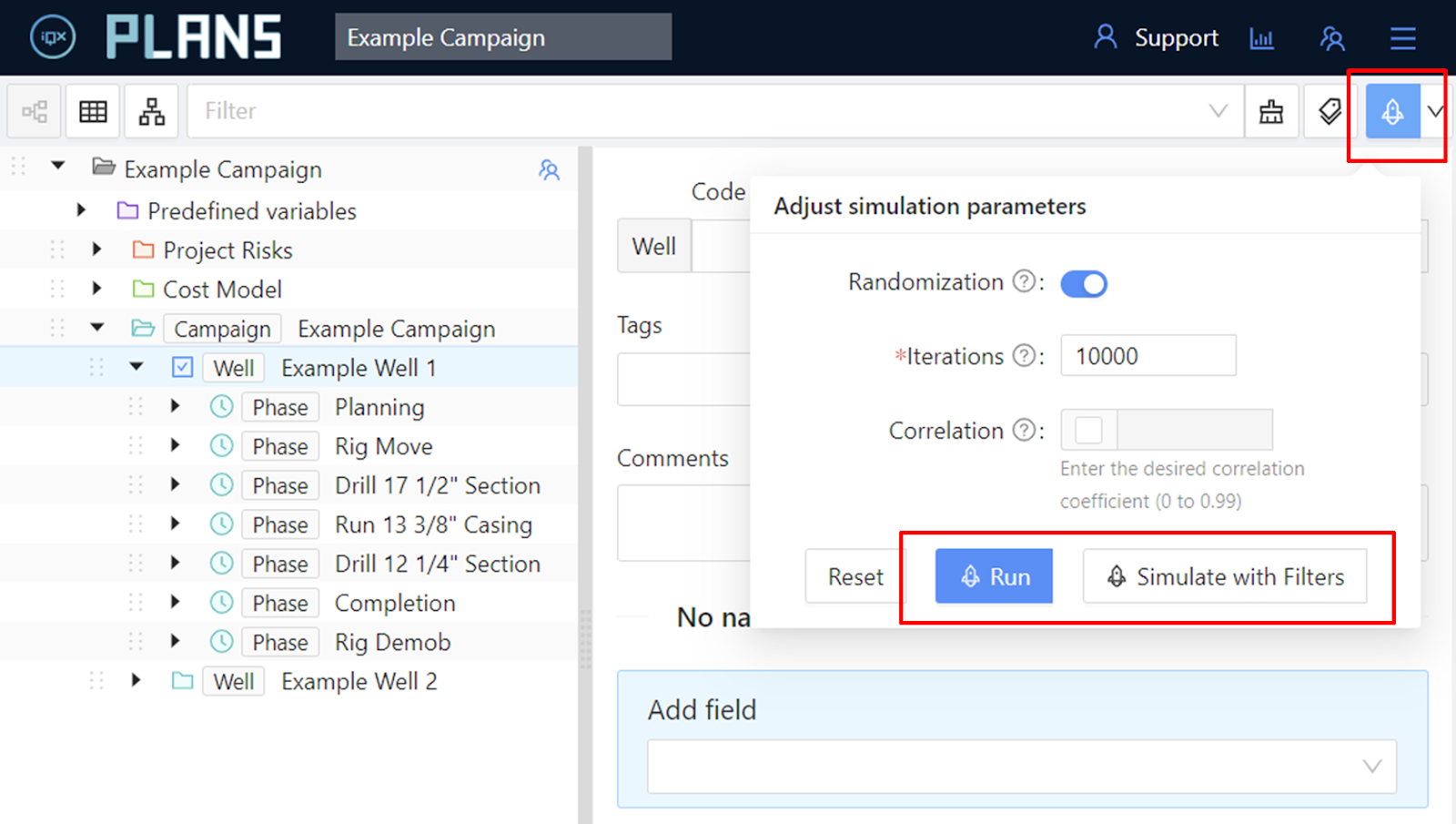 Simulation improvements
