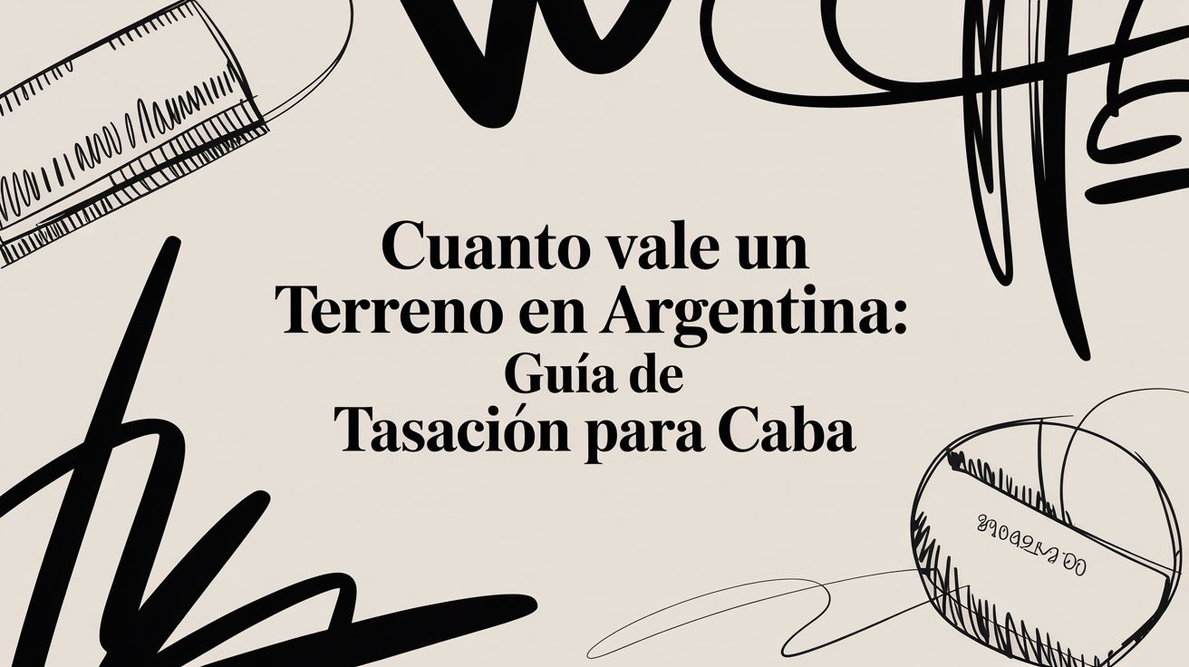 Cuanto vale un terreno en argentina: guía de tasación para CABA