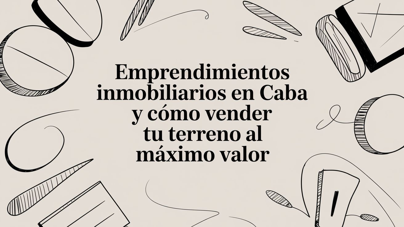 Emprendimientos inmobiliarios en CABA: cómo vender tu terreno al máximo valor