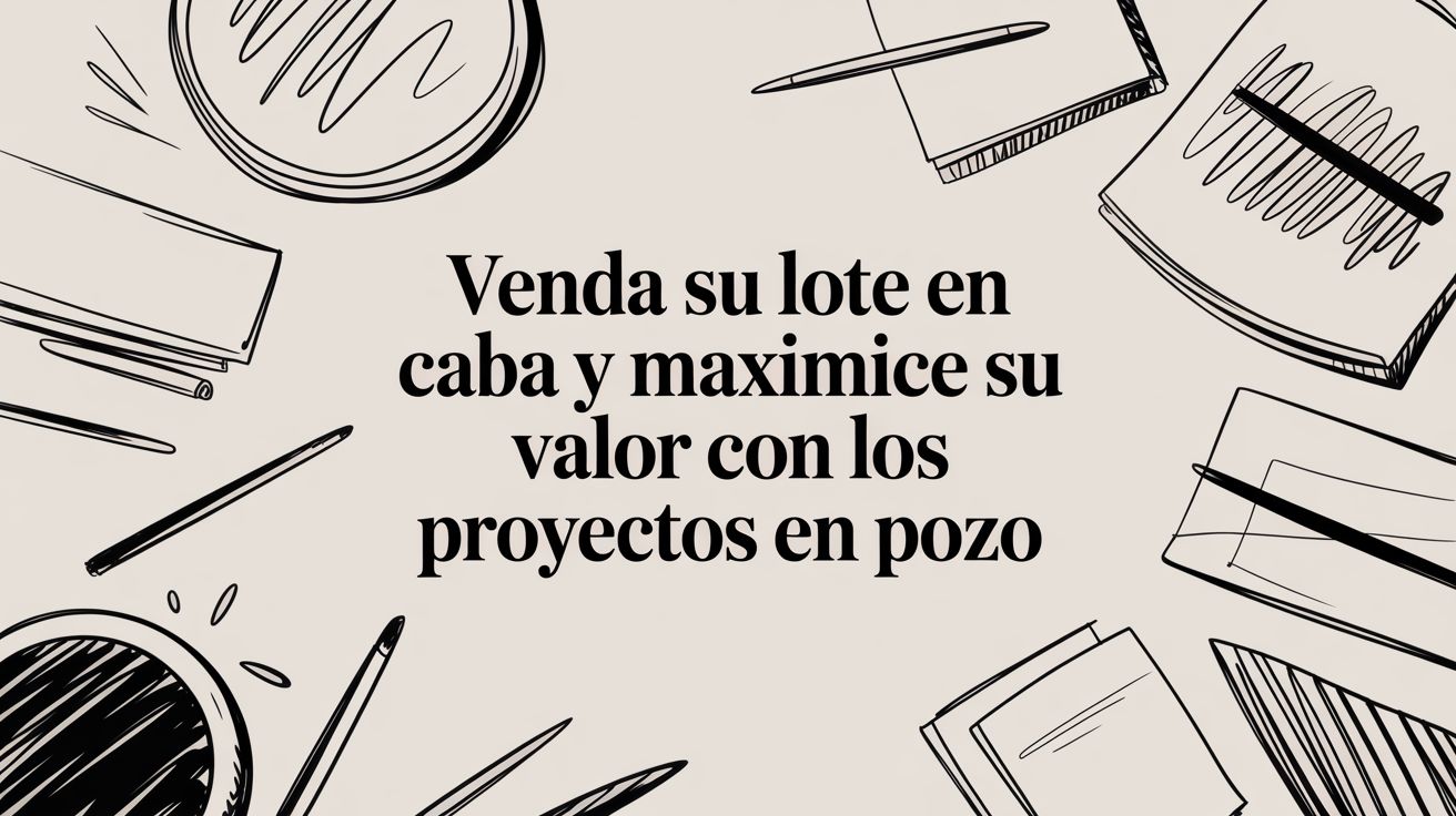 Venda su lote en CABA y maximice su valor con los proyectos en pozo