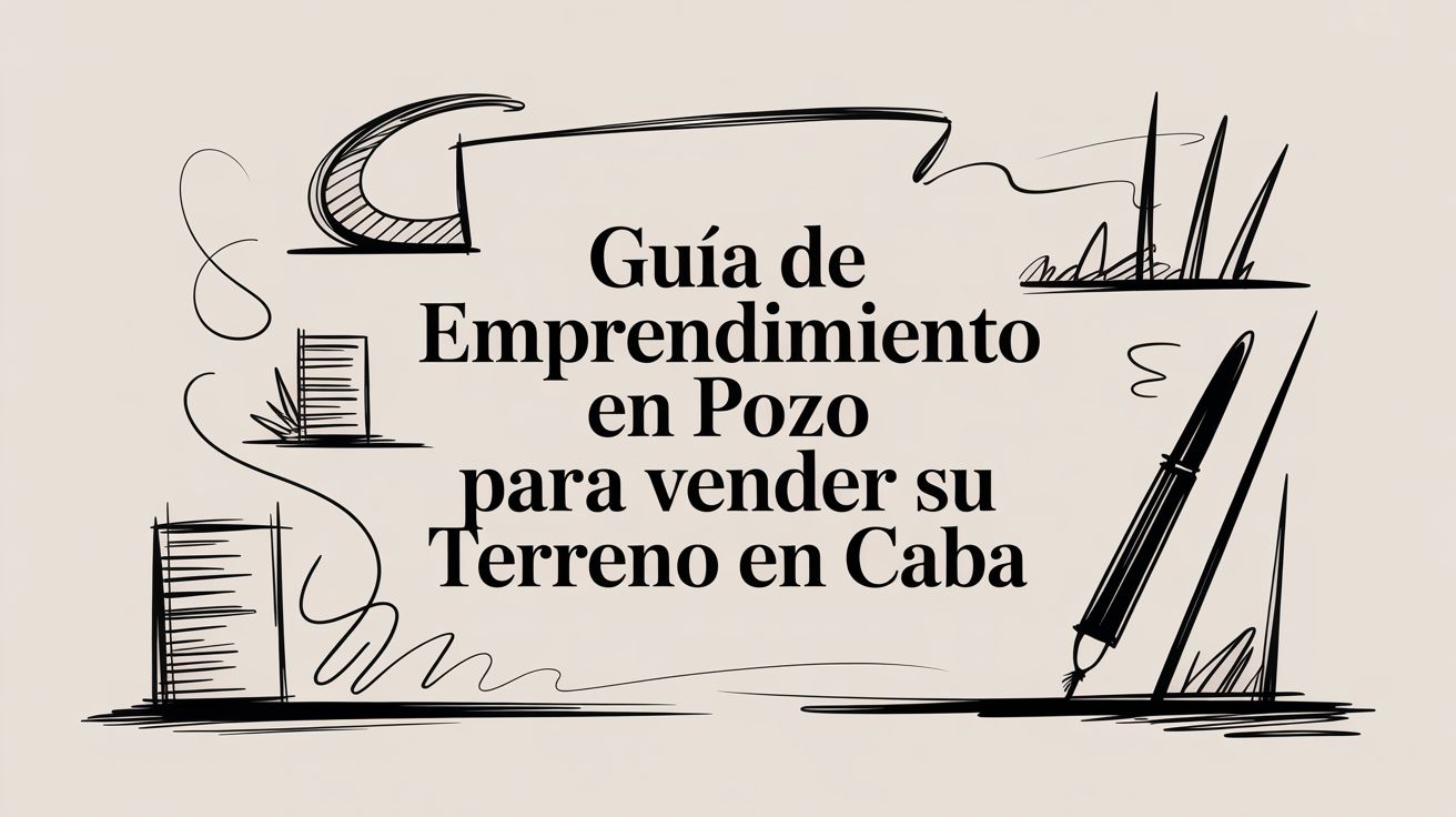 Guía de emprendimiento en pozo para vender su terreno en CABA