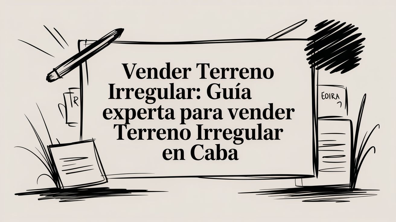 Vender terreno irregular: guía experta para vender terreno irregular en CABA