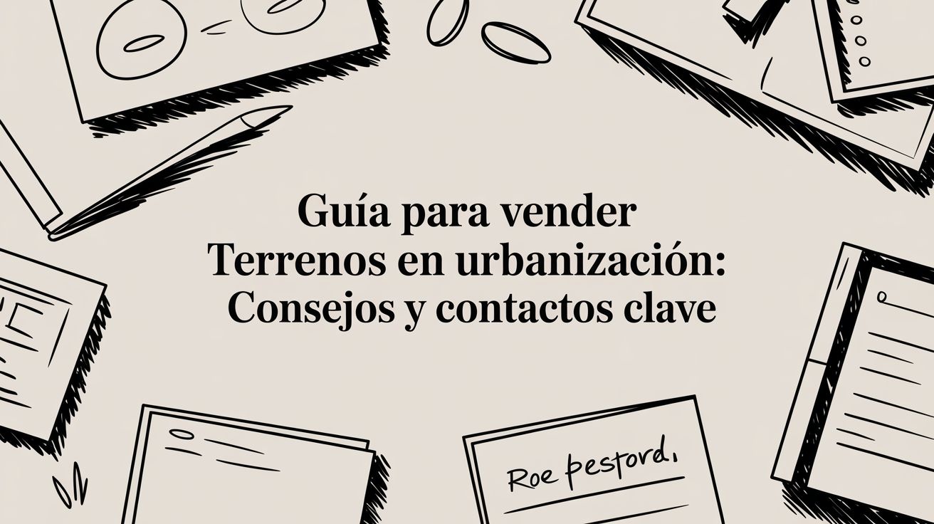 Guía para vender terrenos en urbanización: consejos y contactos clave