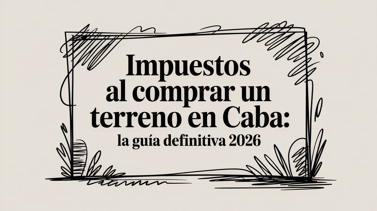 Impuestos al comprar un terreno en CABA: la guía definitiva 2026