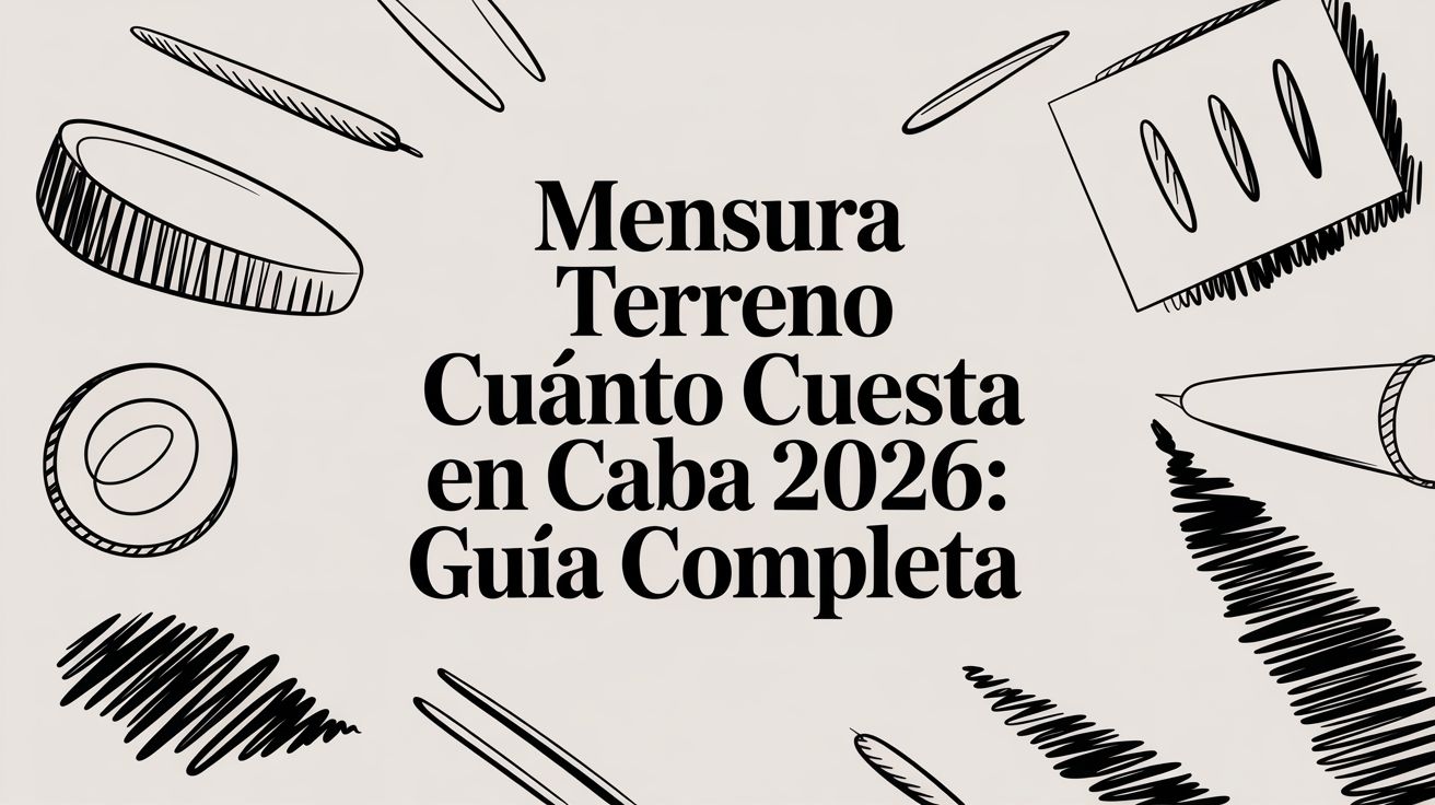Mensura terreno cuánto cuesta en CABA 2026: Guía completa