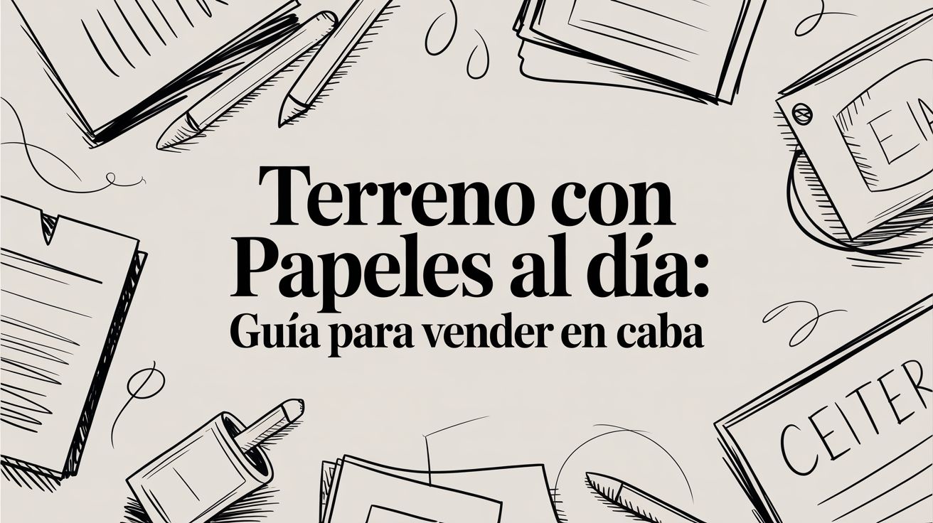 Terreno con papeles al día: Guía para vender en CABA