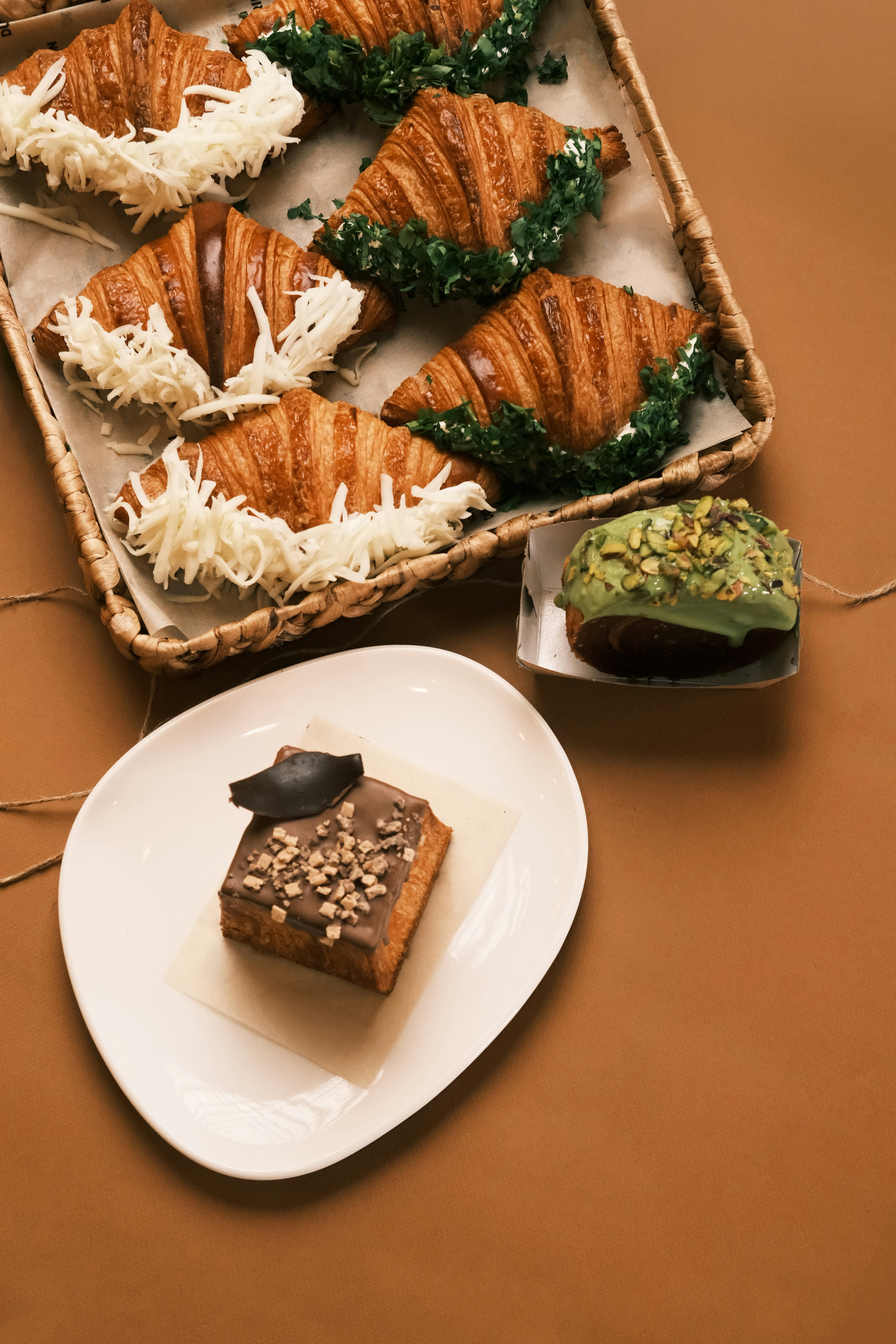 Close up of organic matcha package