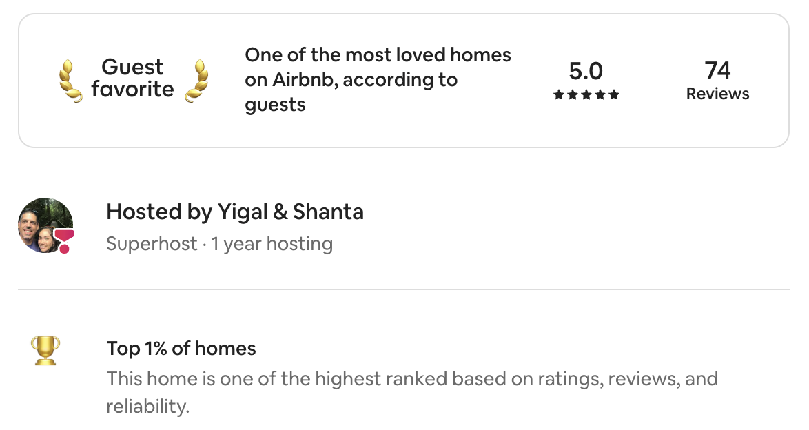 Top 5 AirBnB