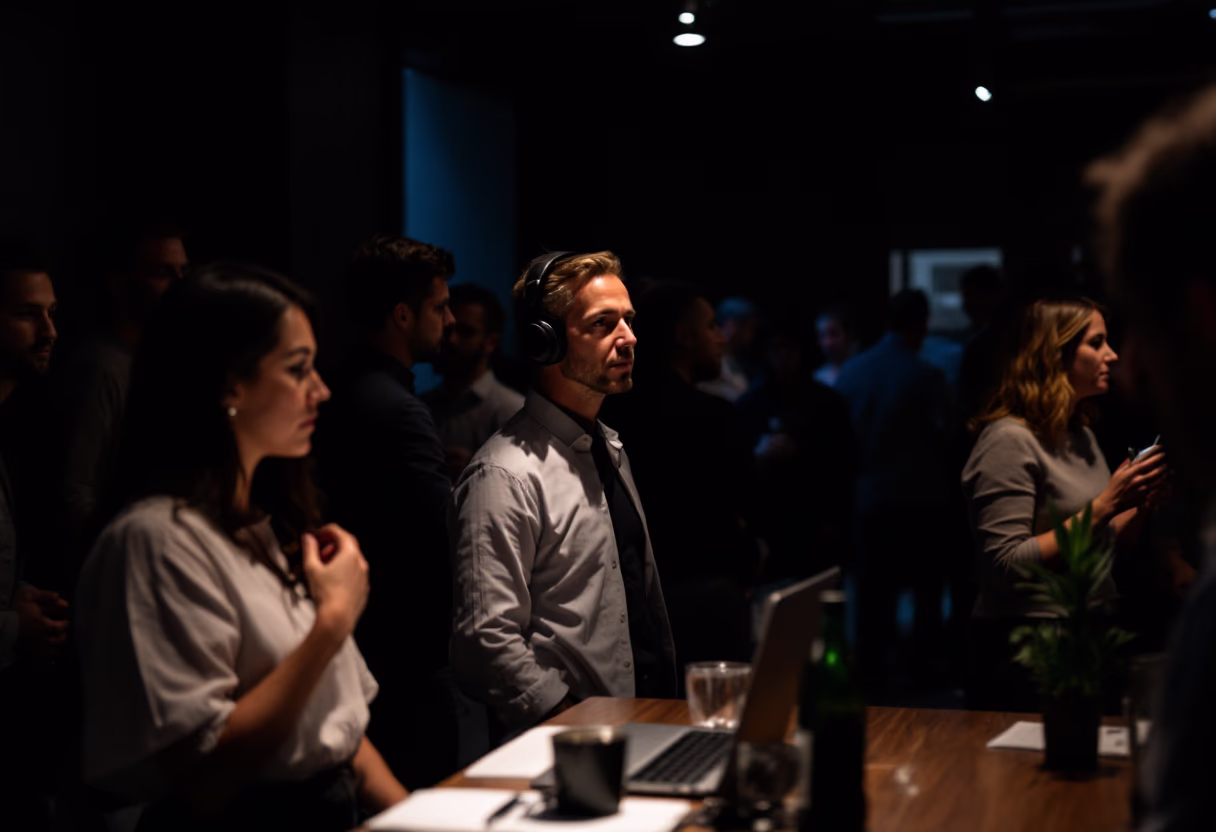 image of networking event (for a hr tech)