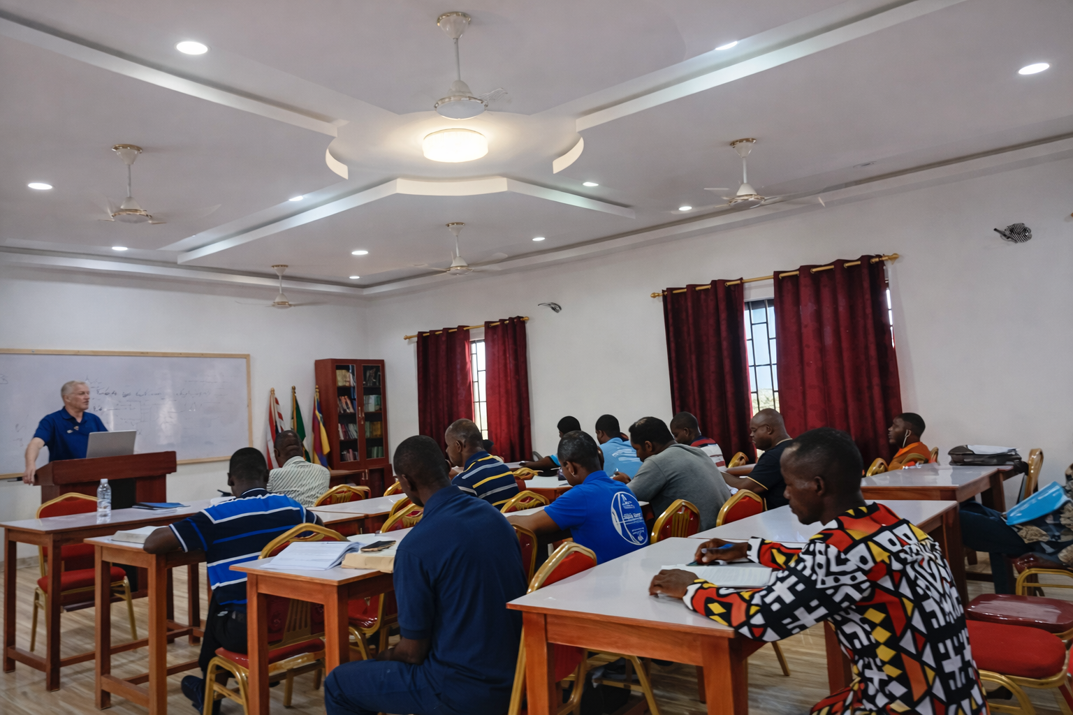 [background image] background ambiance of a library (for a schools (k12))