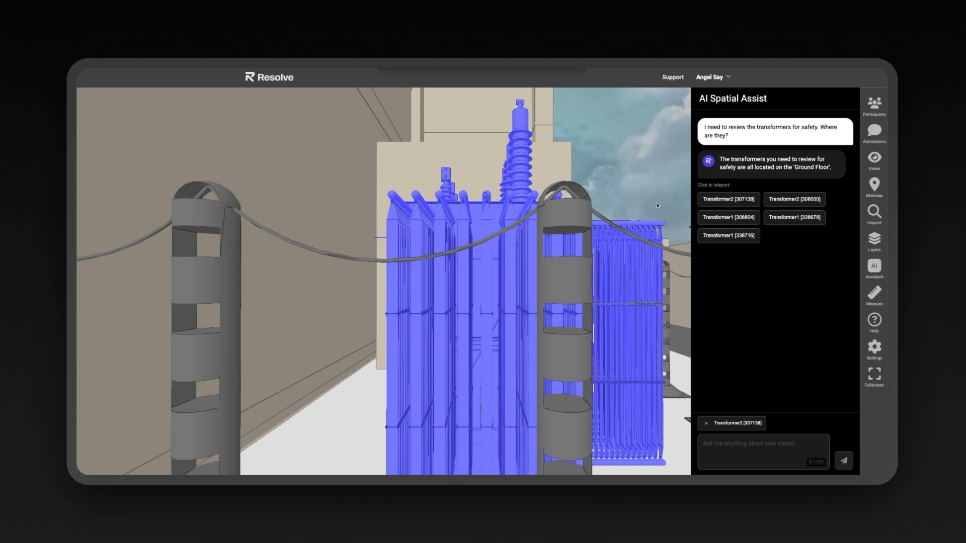 AI Spatial Assist enabling broader team participation in BIM review
