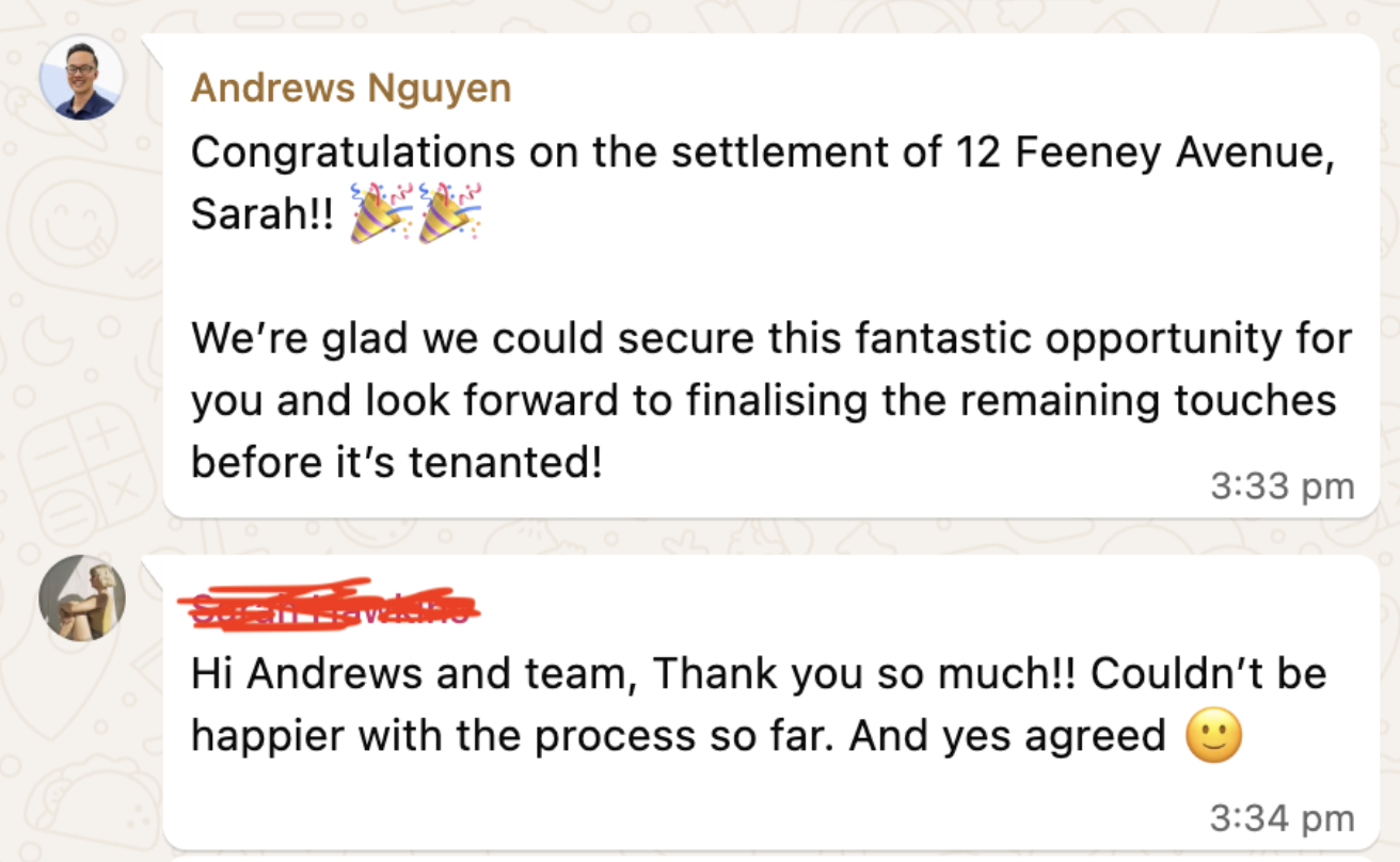 Client message