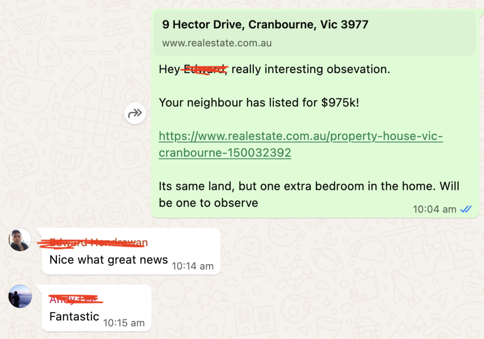 Client message