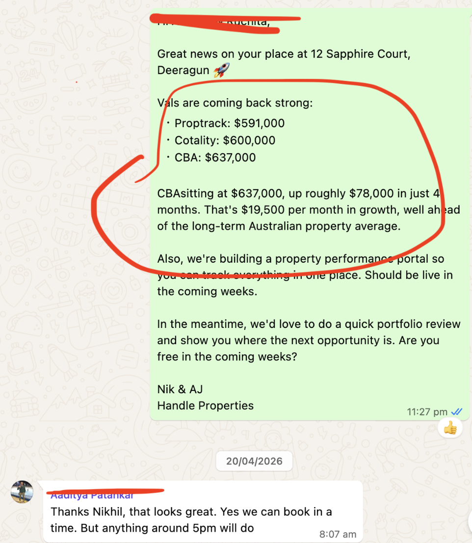 Client message