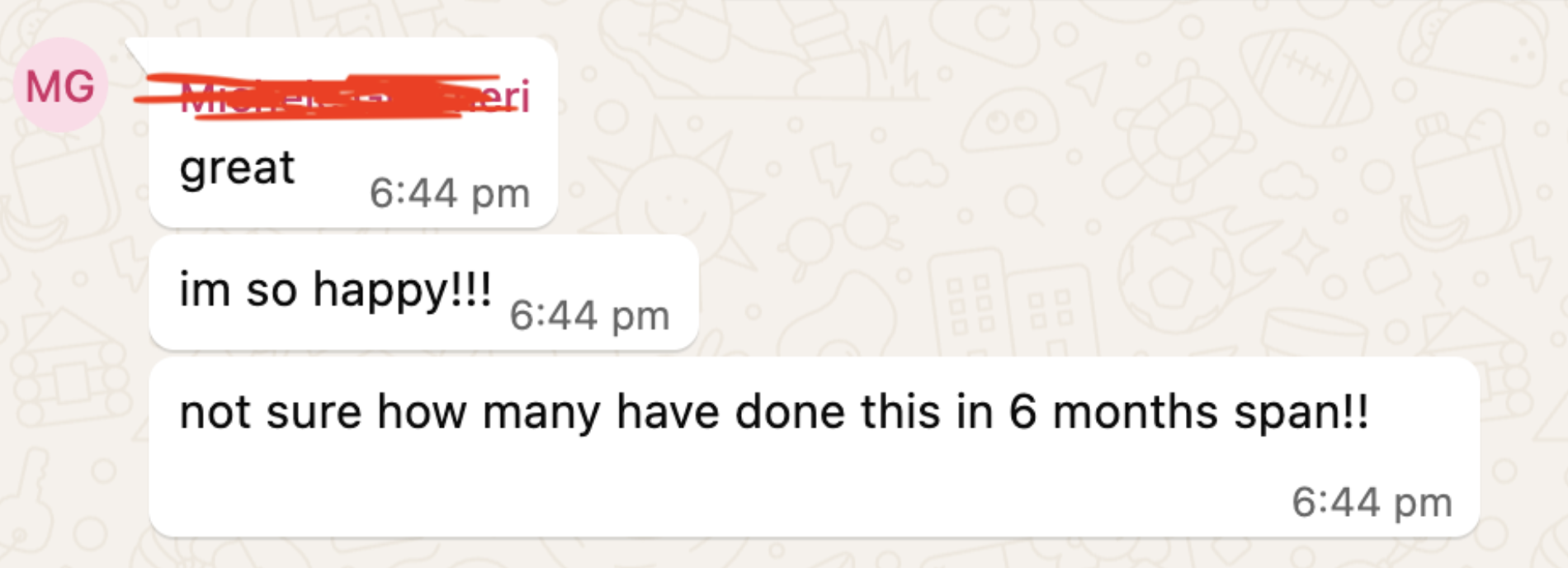 Client message
