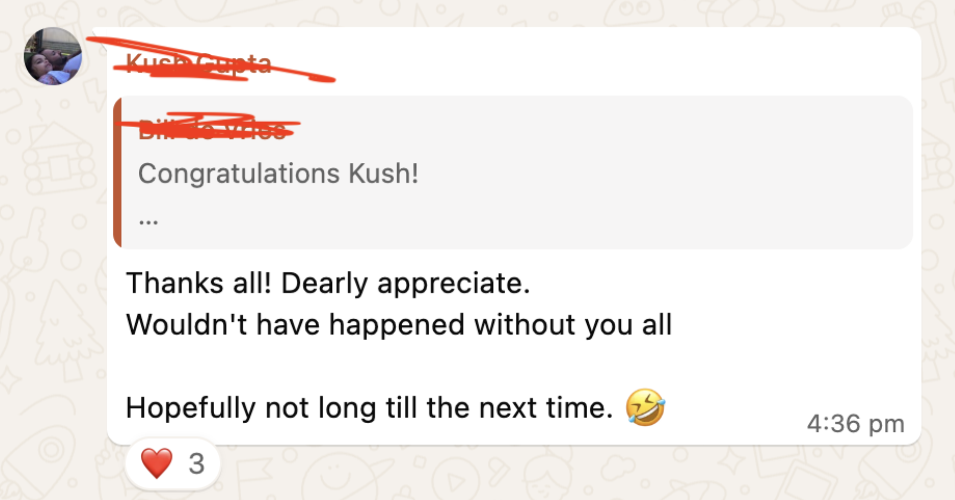 Client message