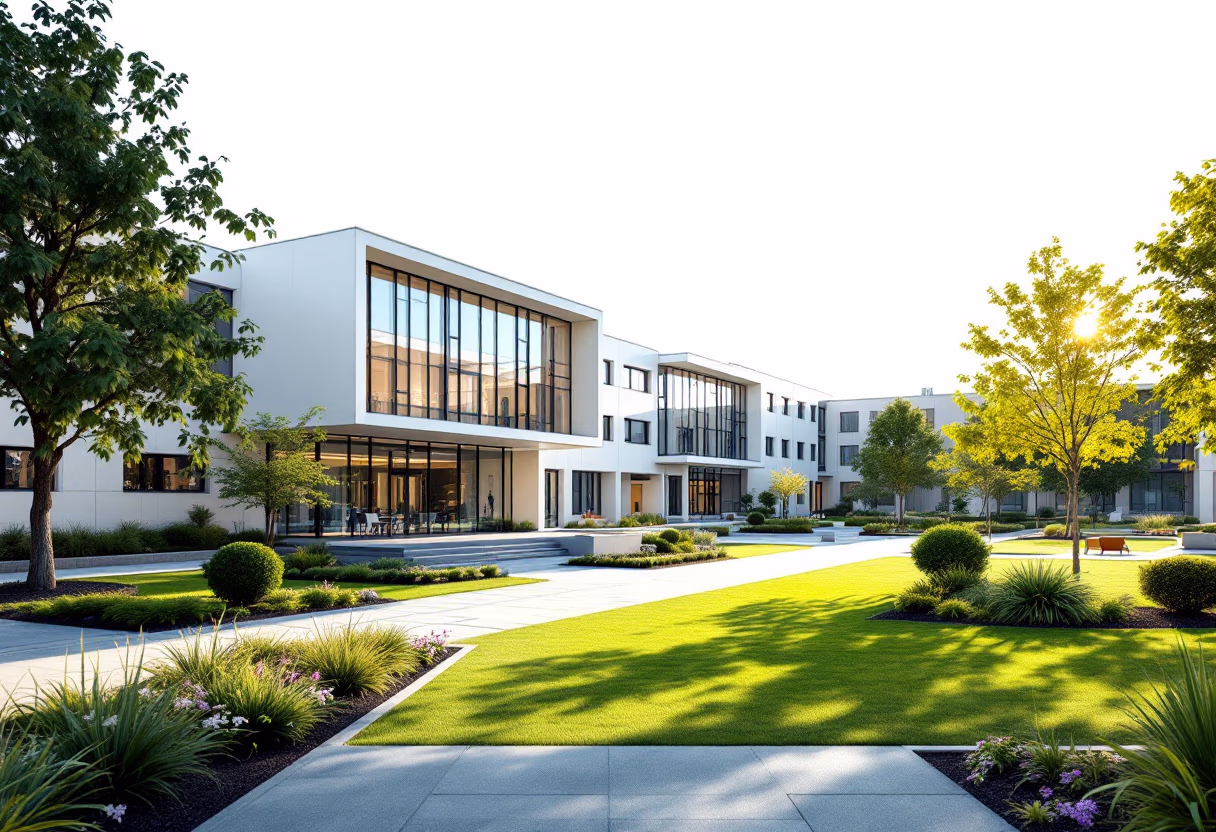 image of a school campus (for a edtech)