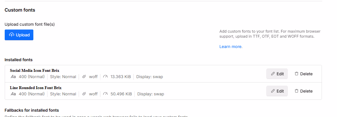 Custom Fonts - Cinemaflow - Webflow Template | BRIX Templates