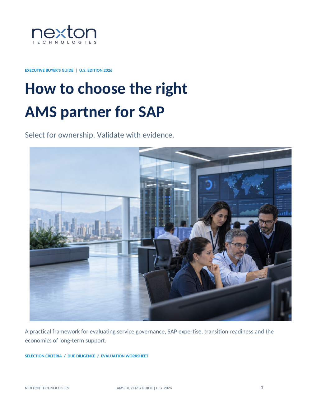 How to Choose the Right AMS Partner — Nexton buyer guide