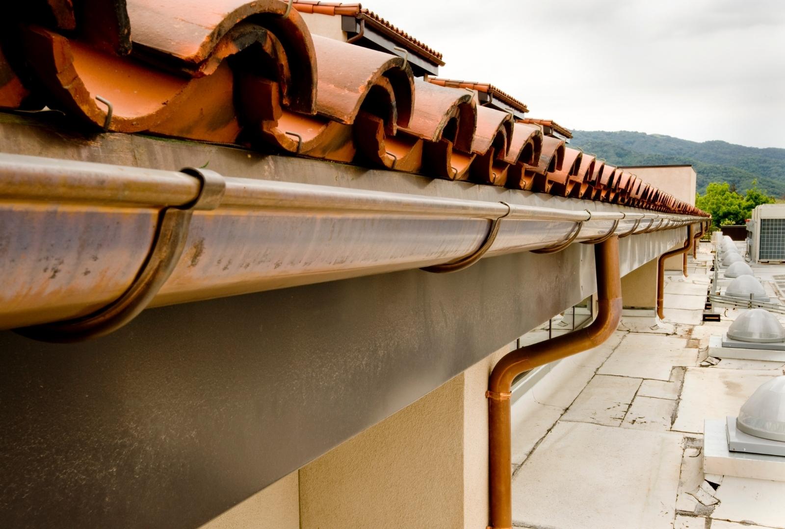 copper gutter