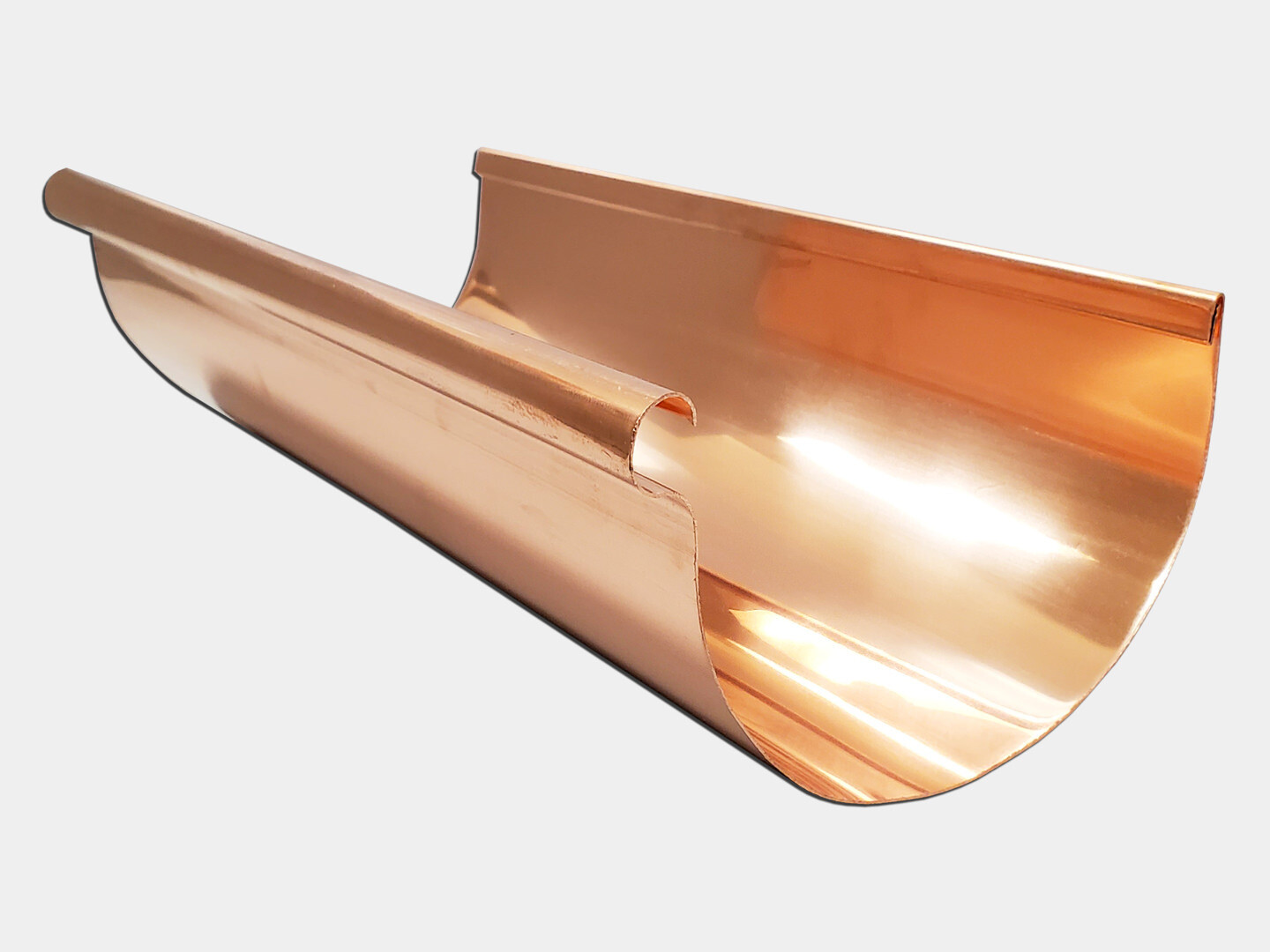 Copper Half Round Gutter system